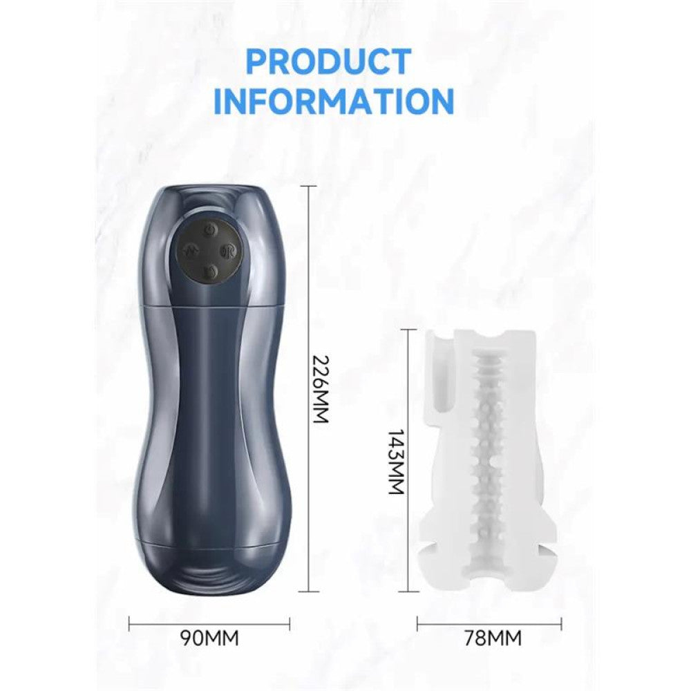 Vibrating & Sucking Tronik Masturbator