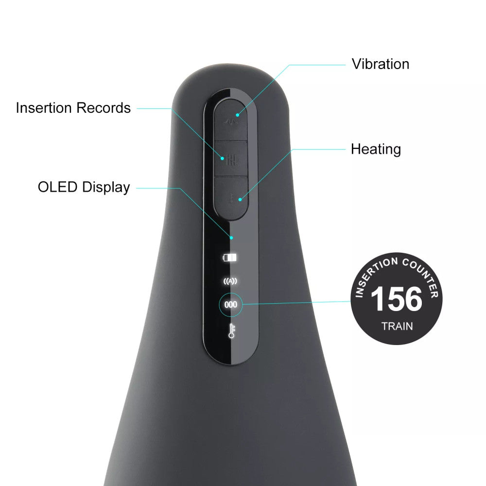 Vibrating and Warming Masturbator with LED Otouch Airturn 1