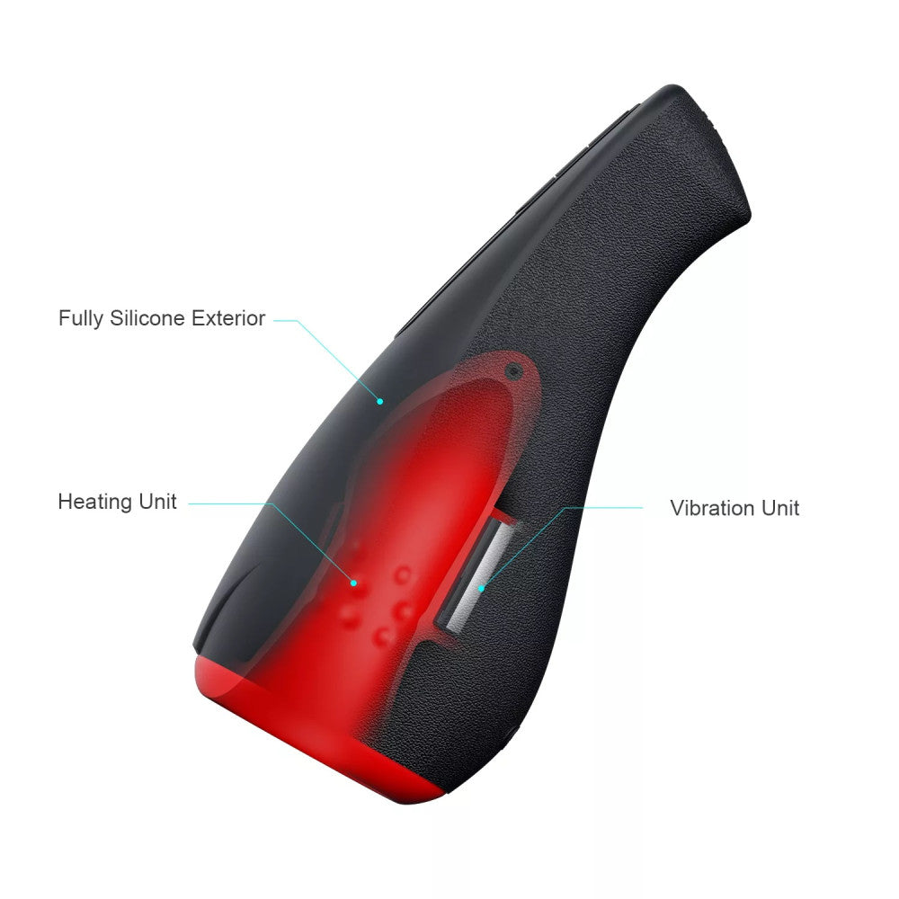 Vibrating and Warming Masturbator with LED Otouch Airturn 1
