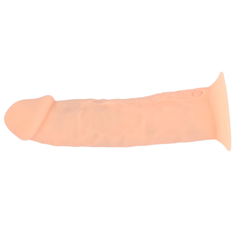 Vibrating double layer silicone dildo SilexD 7" Model 2 body