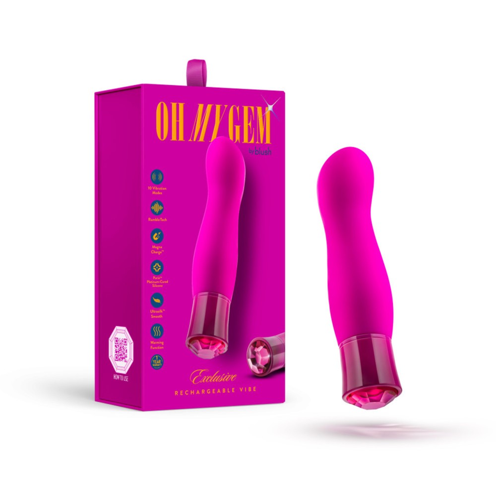 Oh My Gem Rechargeable Vibrator Pink