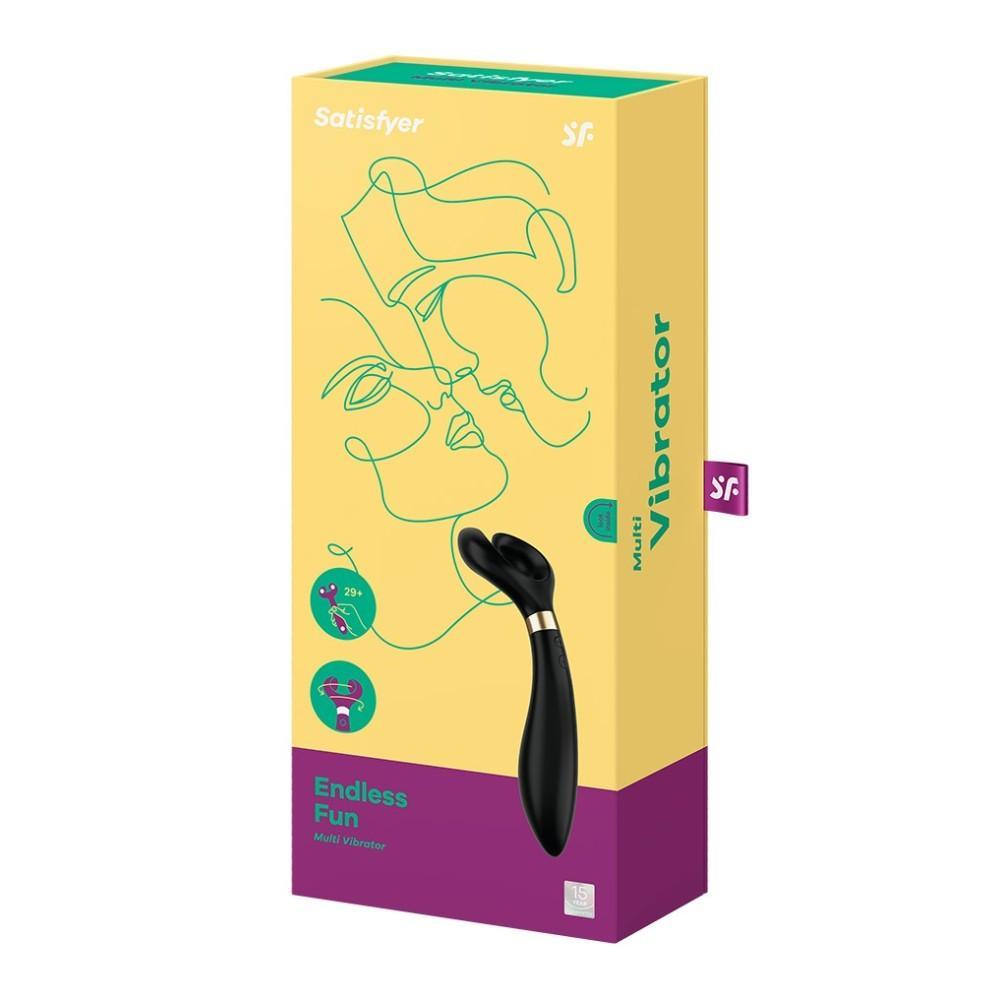 Vibrator for couples Endless Fun black