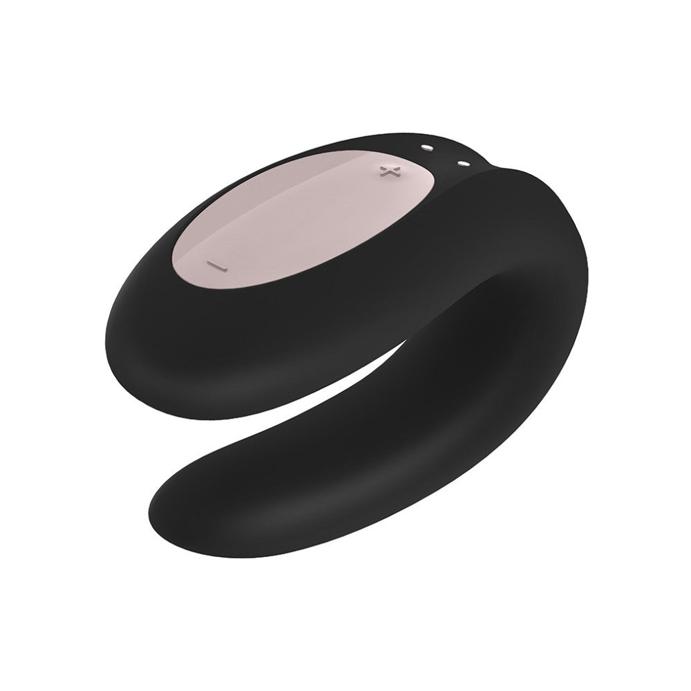 Vibrator for couples Satisfyer Double Joy black with App