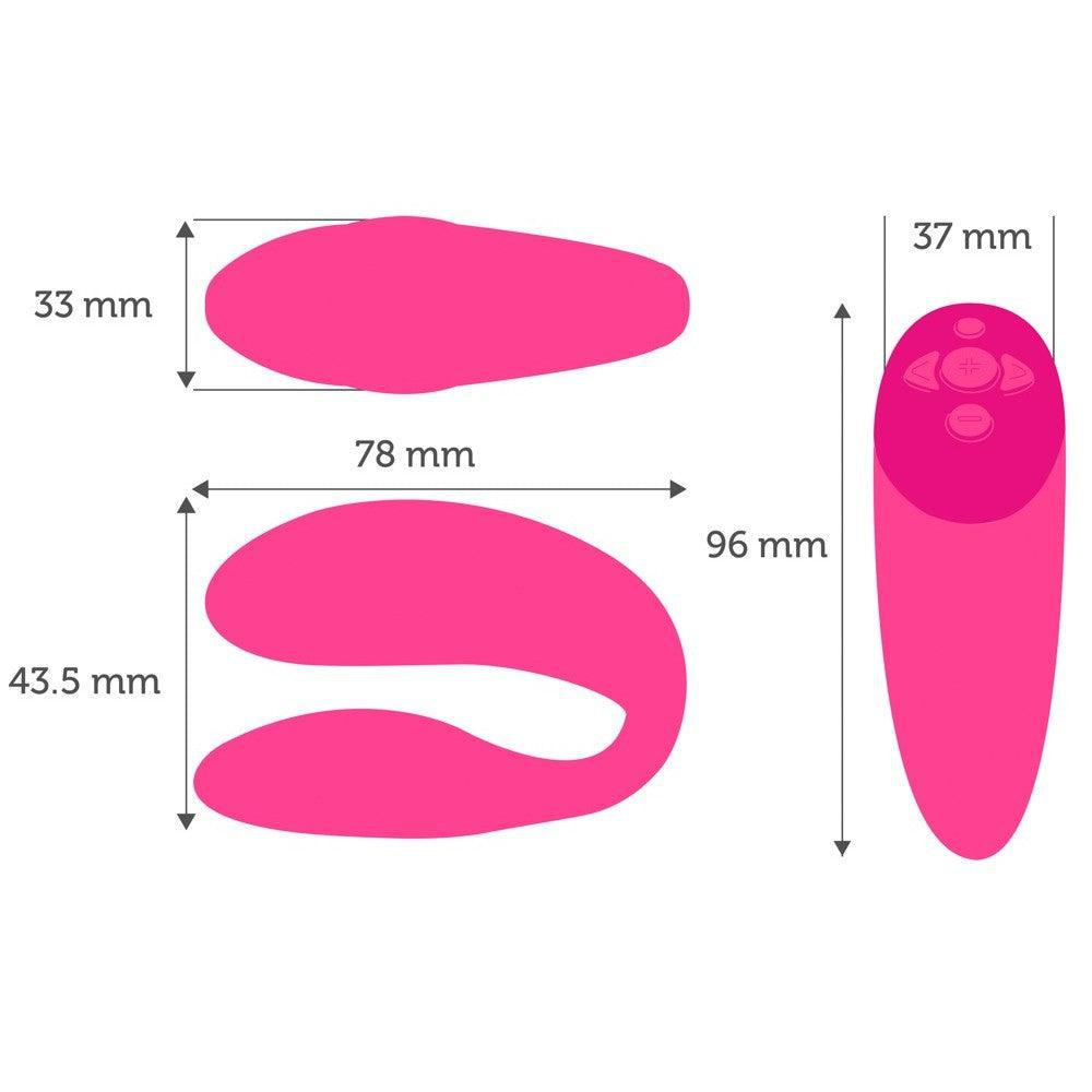Vibrator for couples We-Vibe Chorus pink