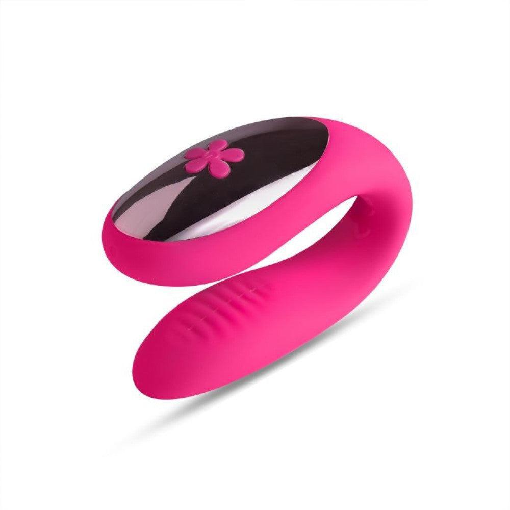 Vibrator for couples with wireless remote control T4L pink