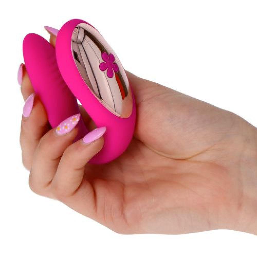 Vibrator for couples with wireless remote control T4L pink