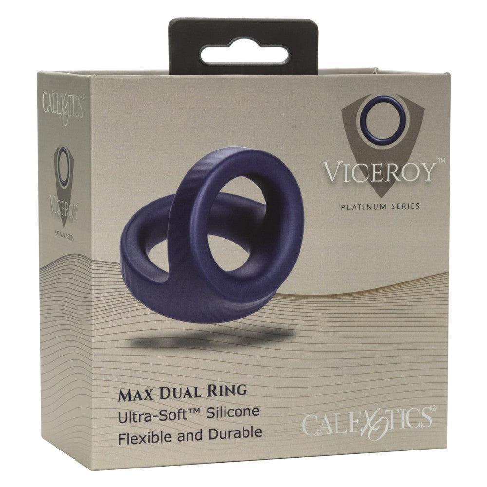 Viceroy Double Silicone Cock Ring & Ball Strap