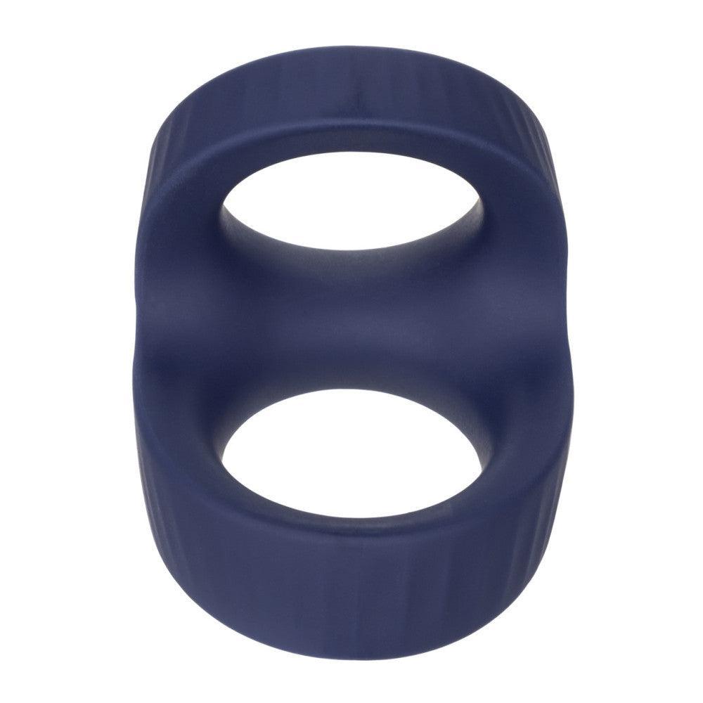 Viceroy Double Silicone Cock Ring & Ball Strap