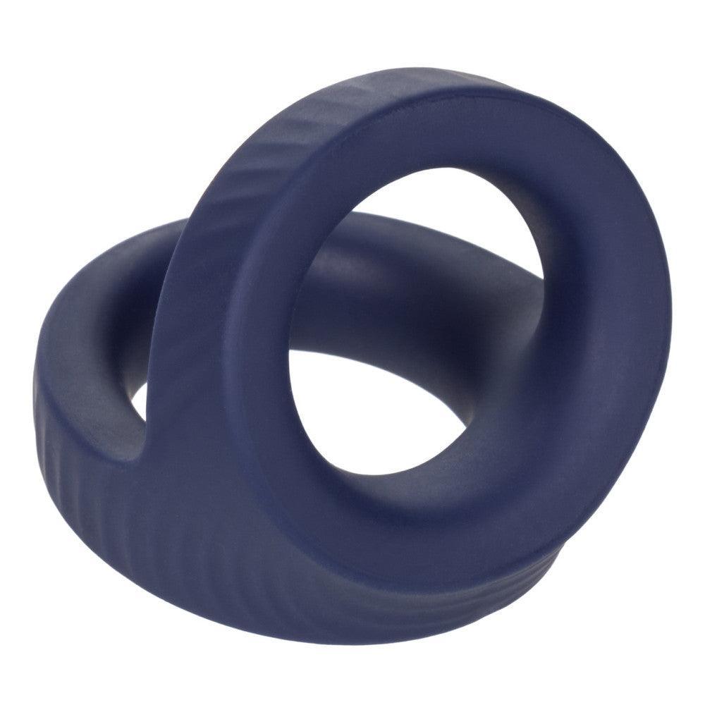Viceroy Double Silicone Cock Ring & Ball Strap