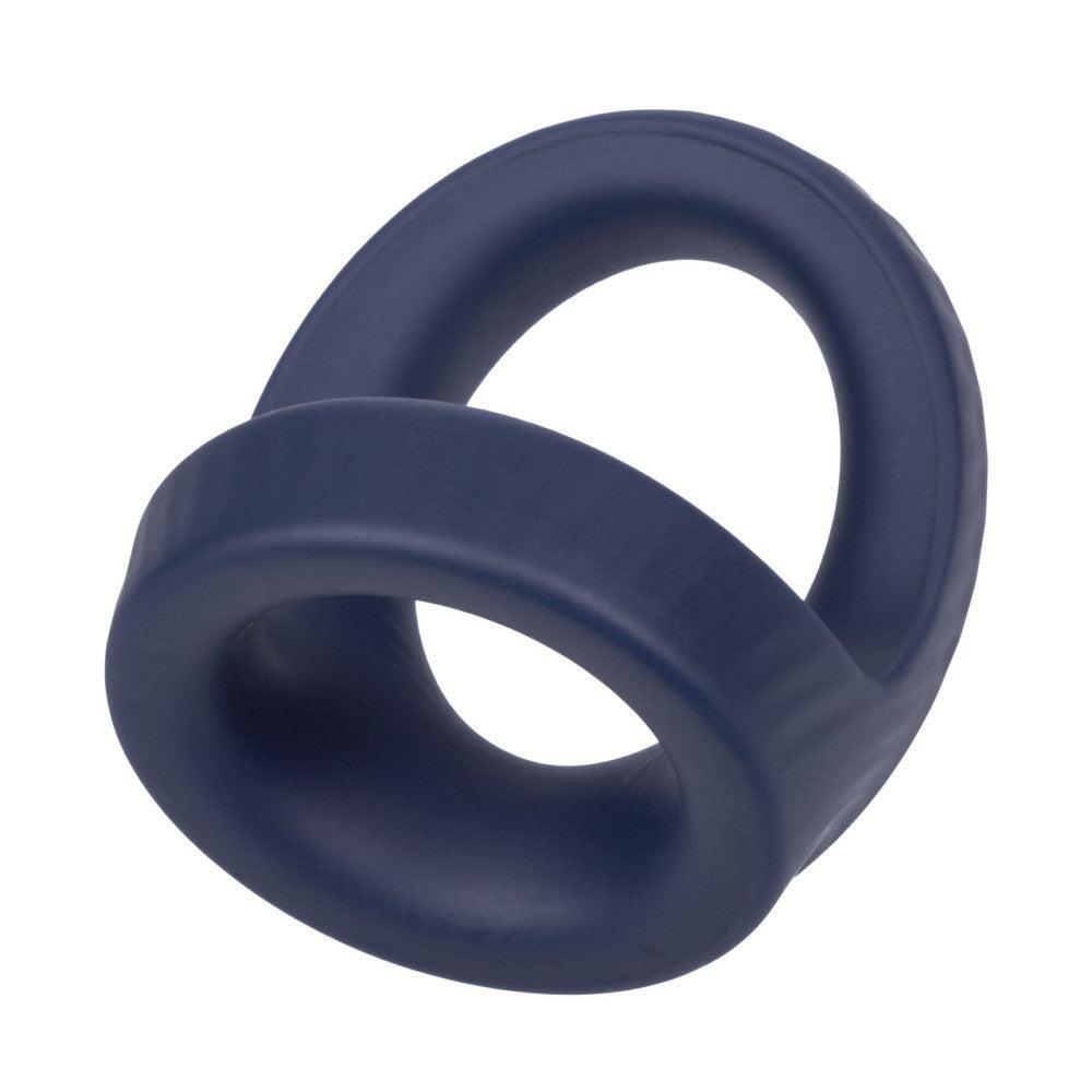 Viceroy Double Silicone Cock Ring & Ball Strap