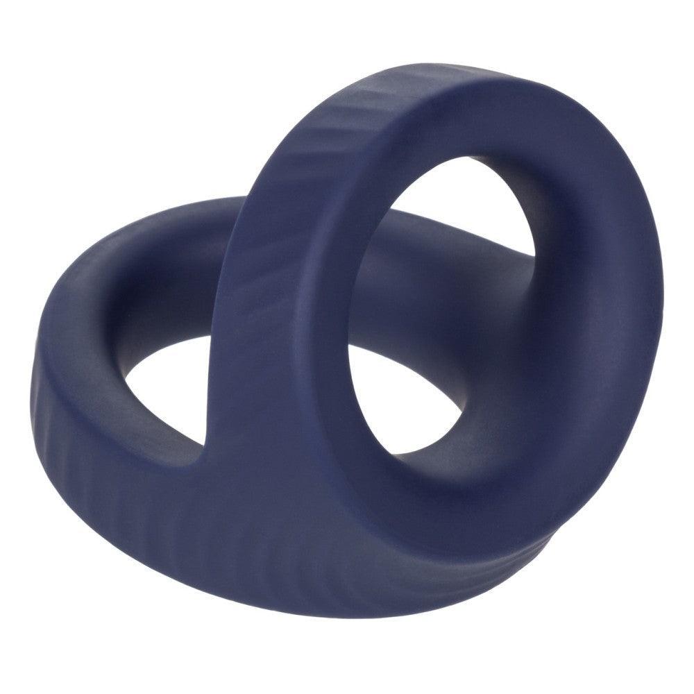 Viceroy Double Silicone Cock Ring & Ball Strap