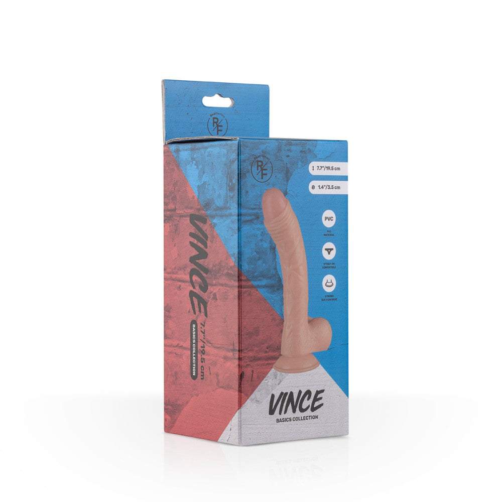 Vince Flexible Realistic Testicle Dildo