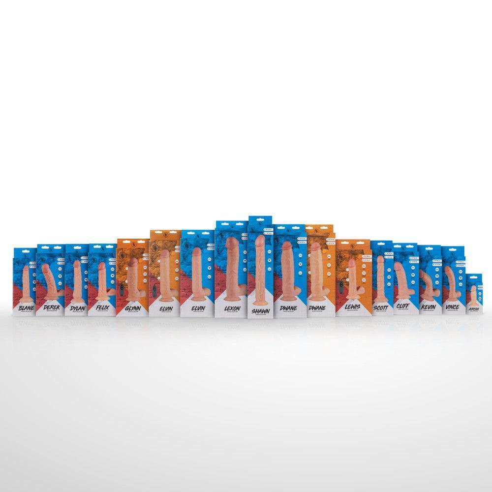 Vince Flexible Realistic Testicle Dildo