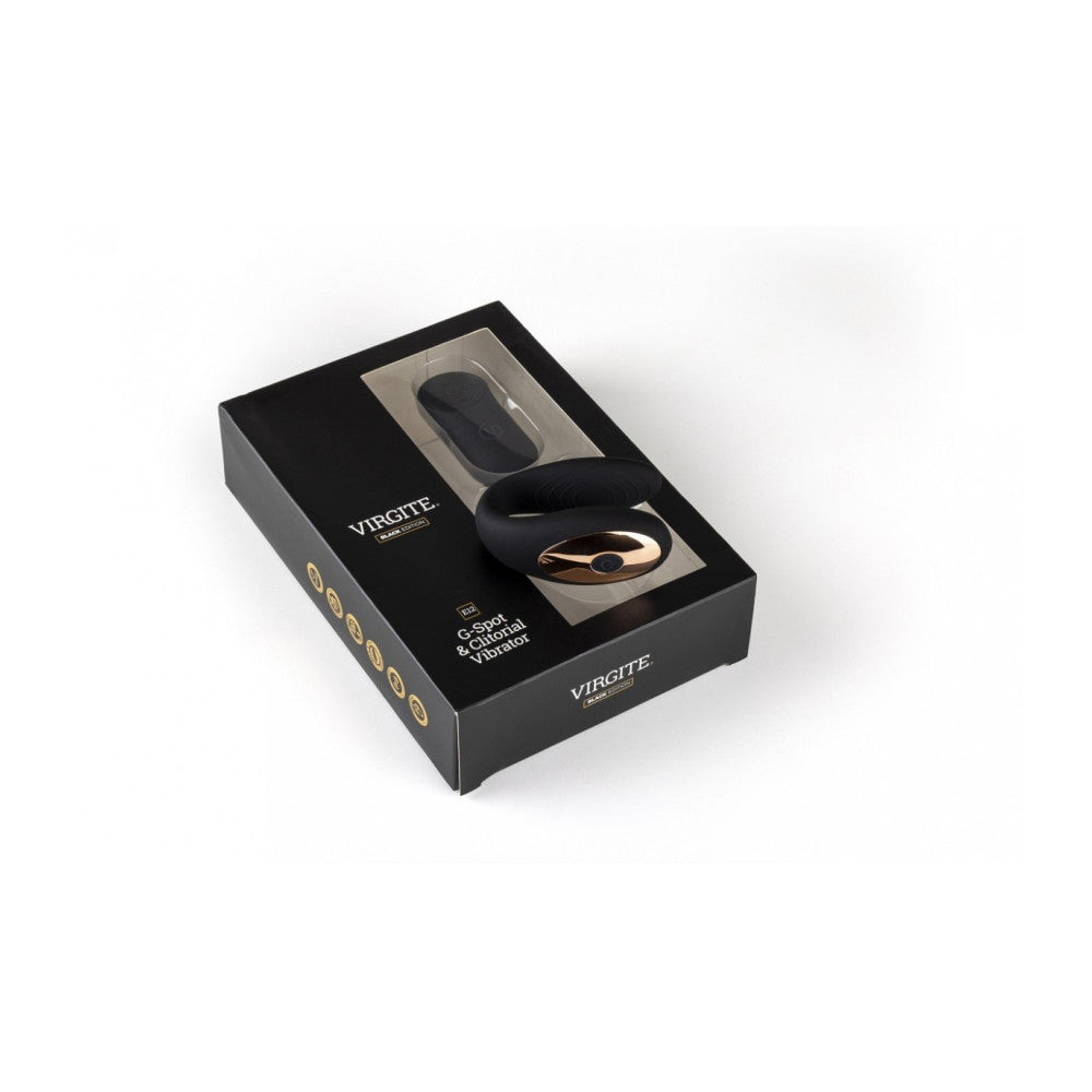 Virgite E12 Remote Control Vibrator for Couples Black