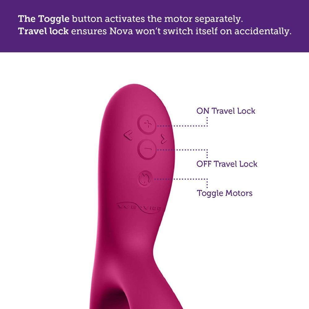 We-Vibe Nova 2 Silicone Rabbit Vibrator