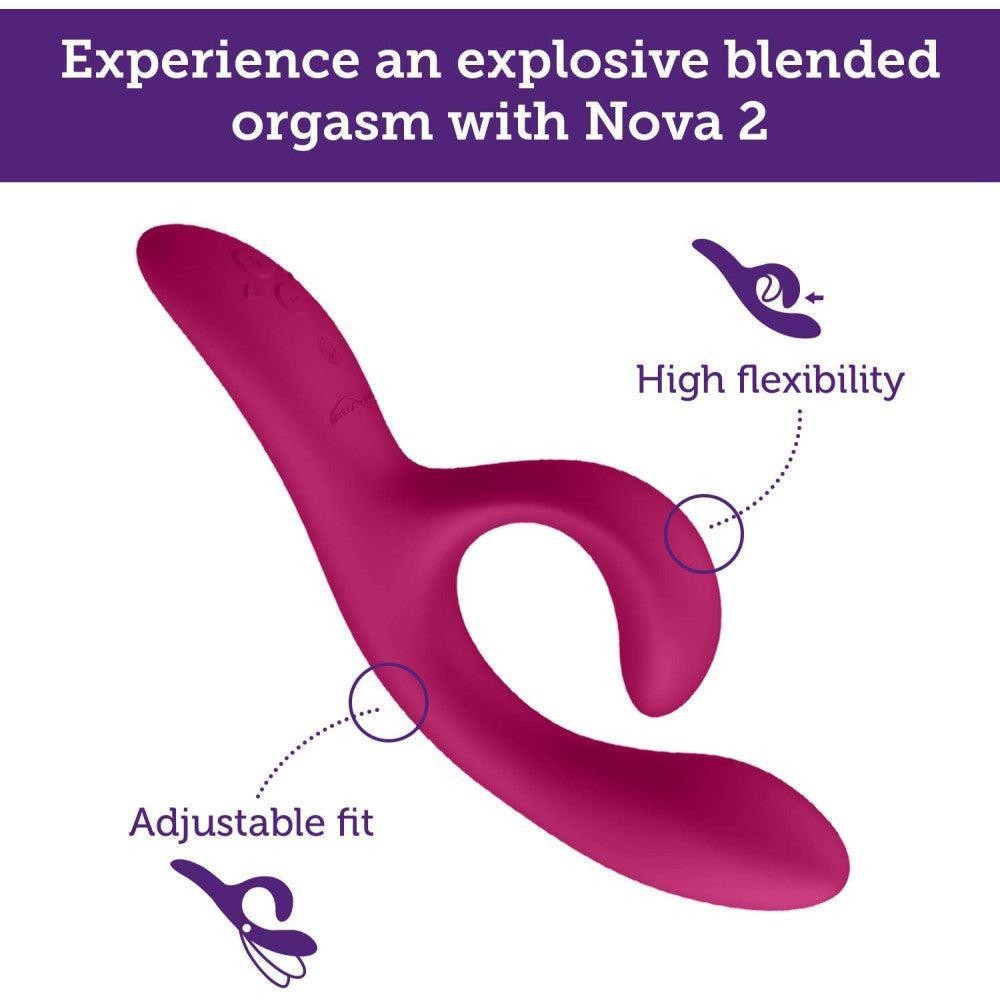 We-Vibe Nova 2 Silicone Rabbit Vibrator