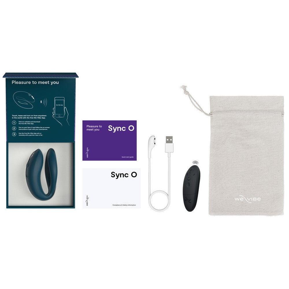 We Vibe Sync O - luxury stimulator for couples with App, green