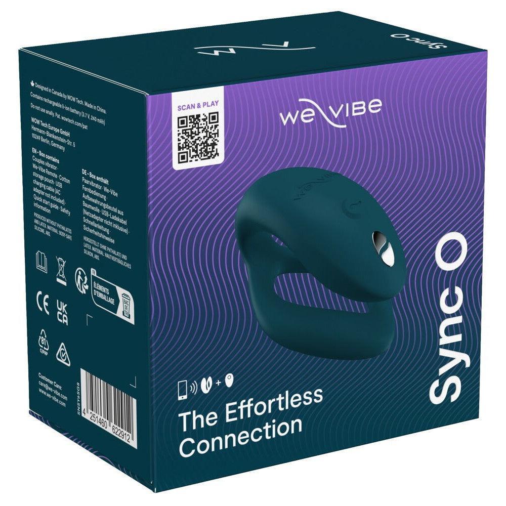 We Vibe Sync O - luxury stimulator for couples with App, green