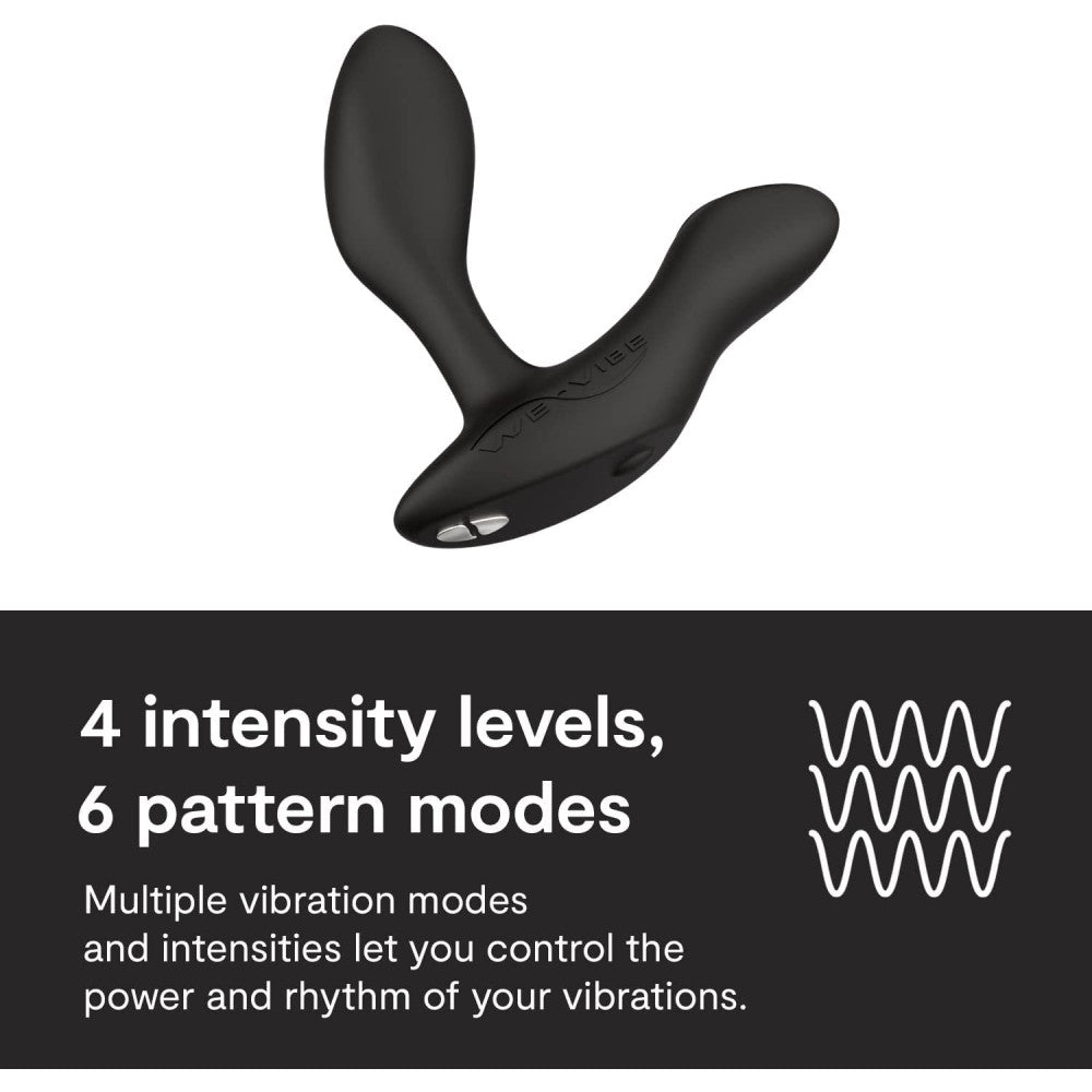 We-Vibe Vector+ Luxury Prostate Stimulator with App Black