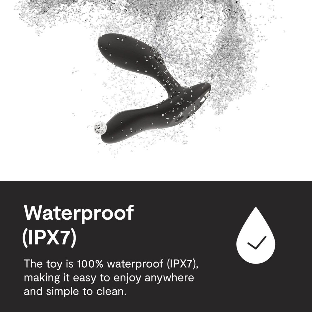 We-Vibe Vector+ Luxury Prostate Stimulator with App Black