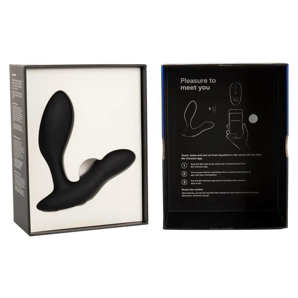 We-Vibe Vector+ Luxury Prostate Stimulator with App Black