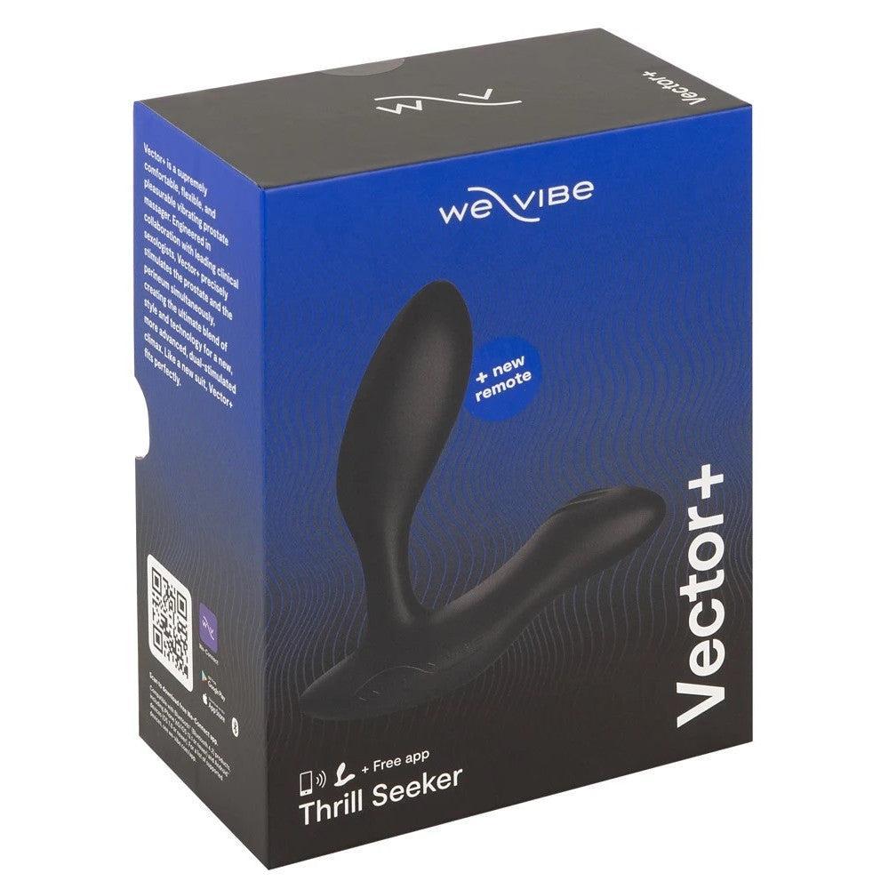 We-Vibe Vector+ Luxury Prostate Stimulator with App Black