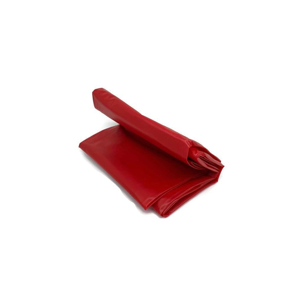 Wet Games Red Vinyl Sex Bed Sheet