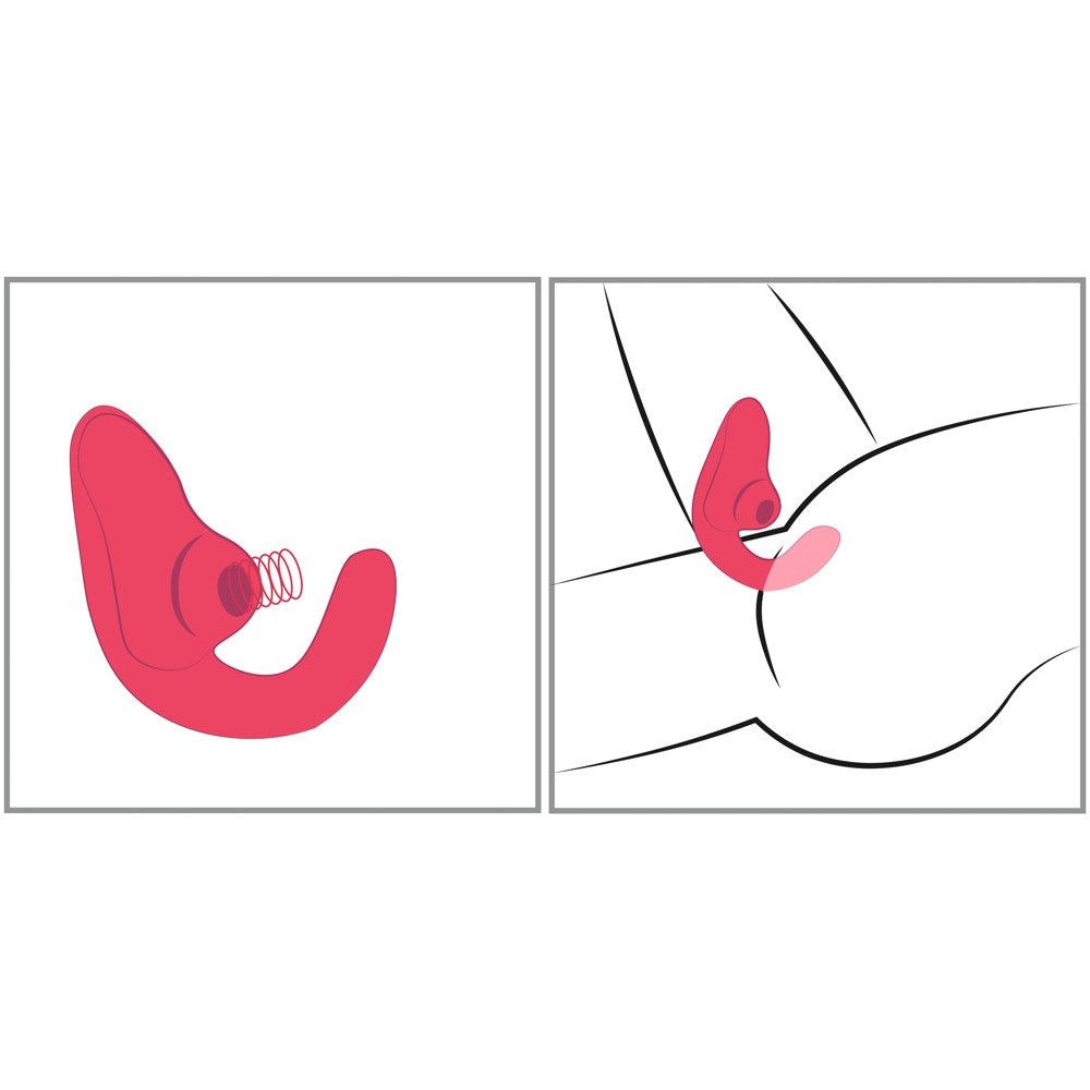 Womanizer Blend Rechargeable G-Spot Vibrator with Suction Clitoris Stimulator
