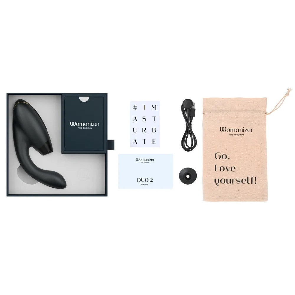 Womanizer Duo 2 Luxury Air Wave Clitoris Vibrator