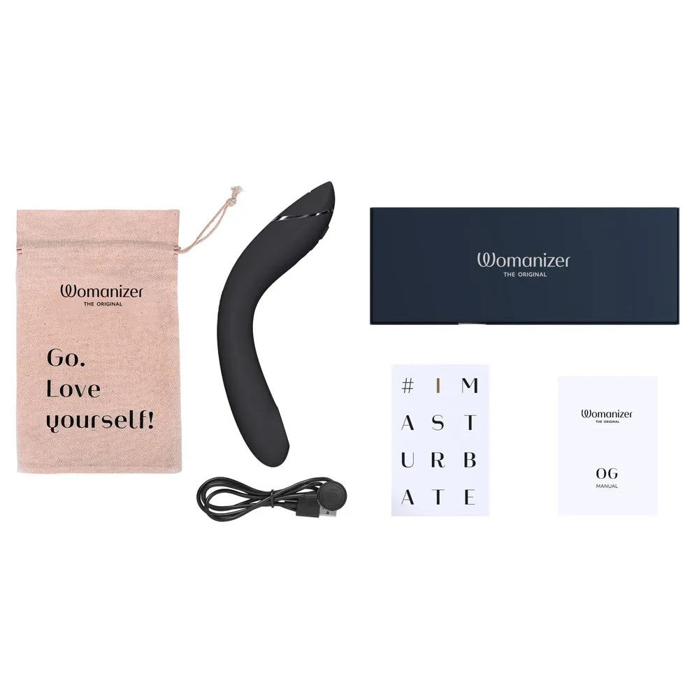 Womanizer OG Unique G-spot Suction Vibrator Black