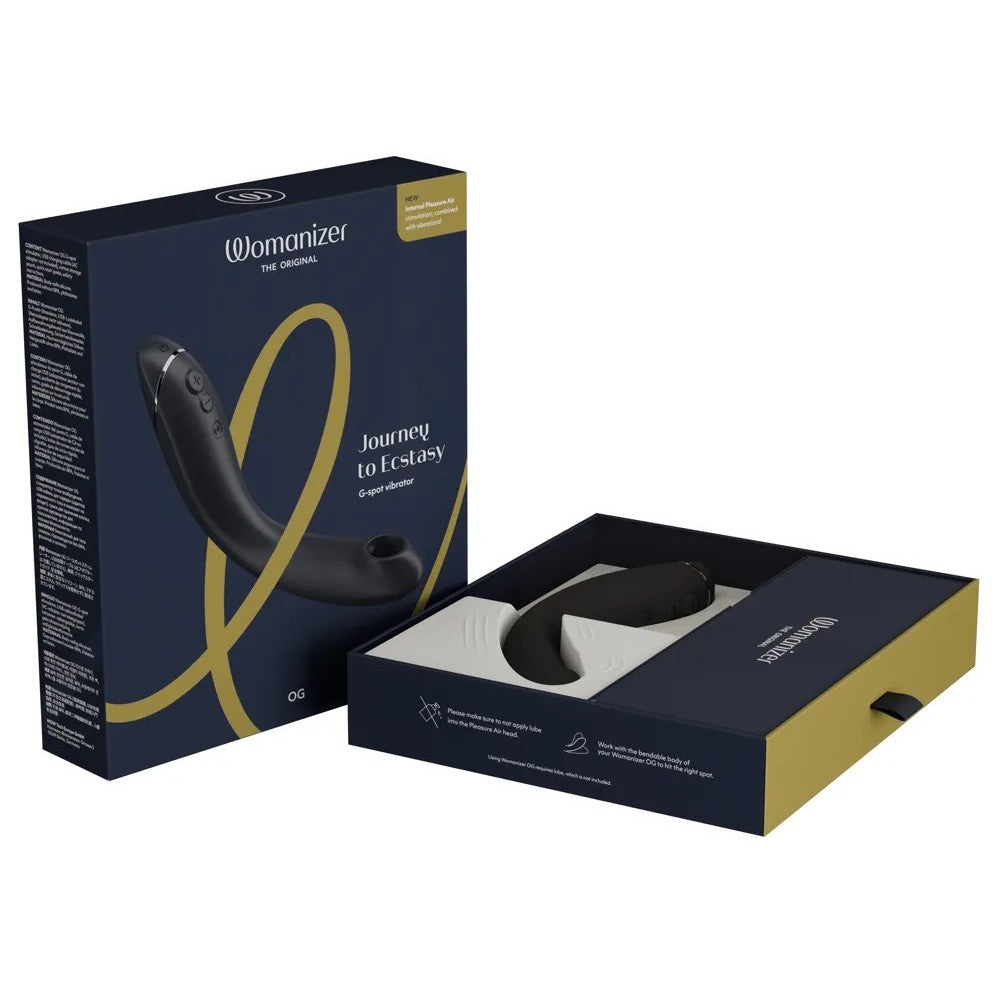 Womanizer OG Unique G-spot Suction Vibrator Black