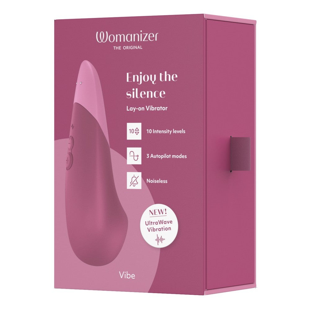 Womanizer Vibe Rechargeable Silicone Lay-On Vibrator