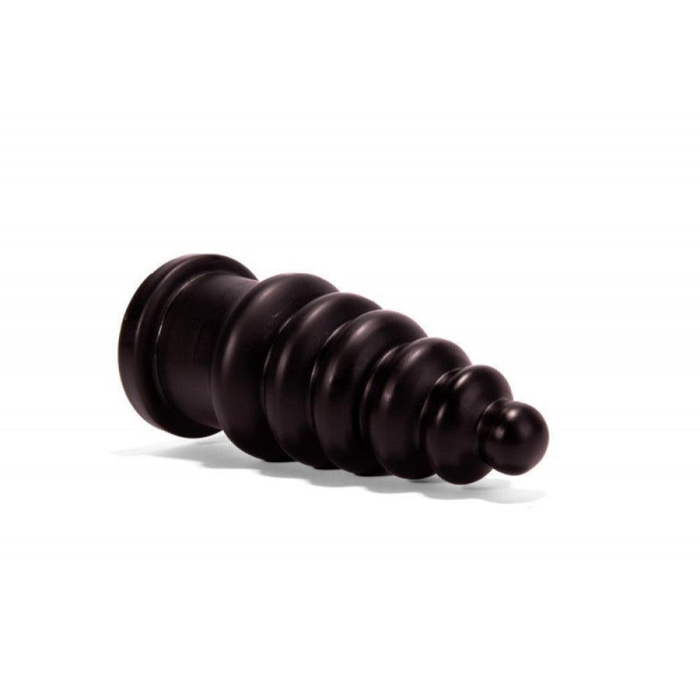 X-Men Extreme Ribbed Butt Plug Black