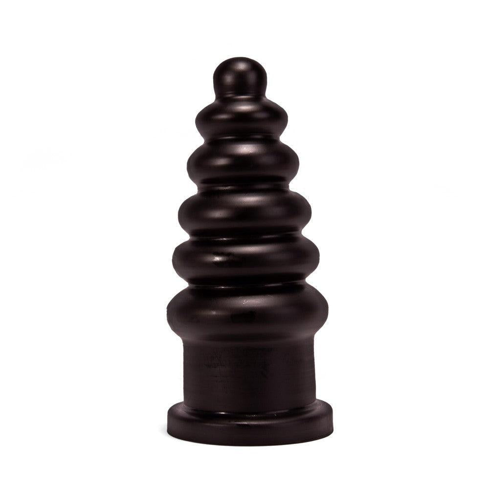 X-Men Extreme Ribbed Butt Plug Black
