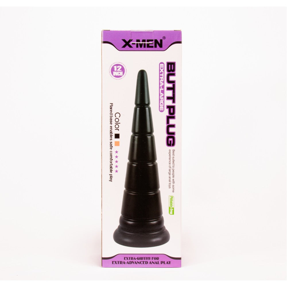 X-Men Vacuum Base Large Butt Plug Cone