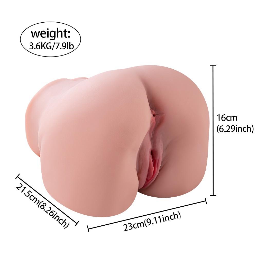 Xise Olga Rechargeable Realistic Vagina and Anus Masturbator