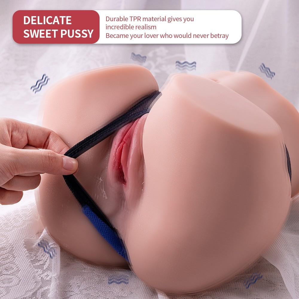 Xise Olga Rechargeable Realistic Vagina and Anus Masturbator