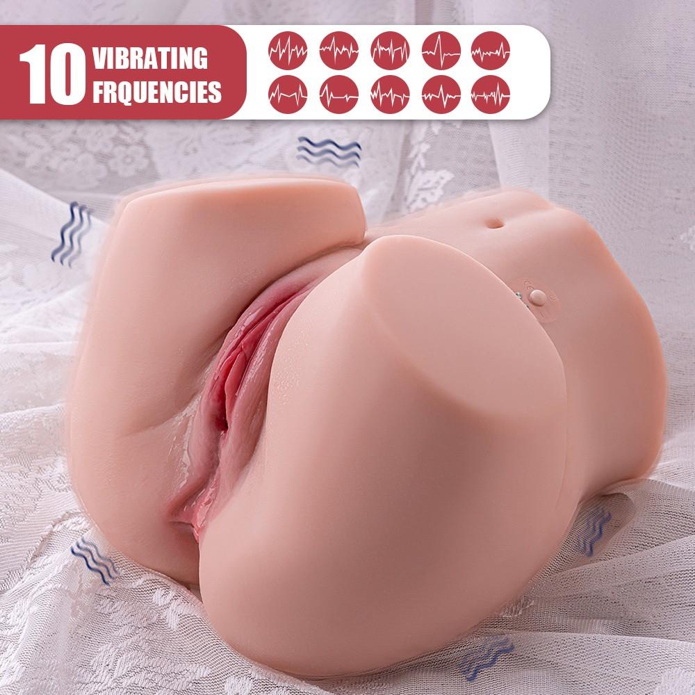 Xise Olga Rechargeable Realistic Vagina and Anus Masturbator