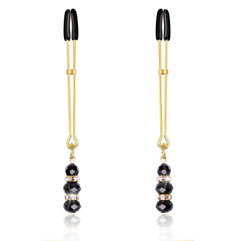 Fetish Addict Stoned Nipple Clamps
