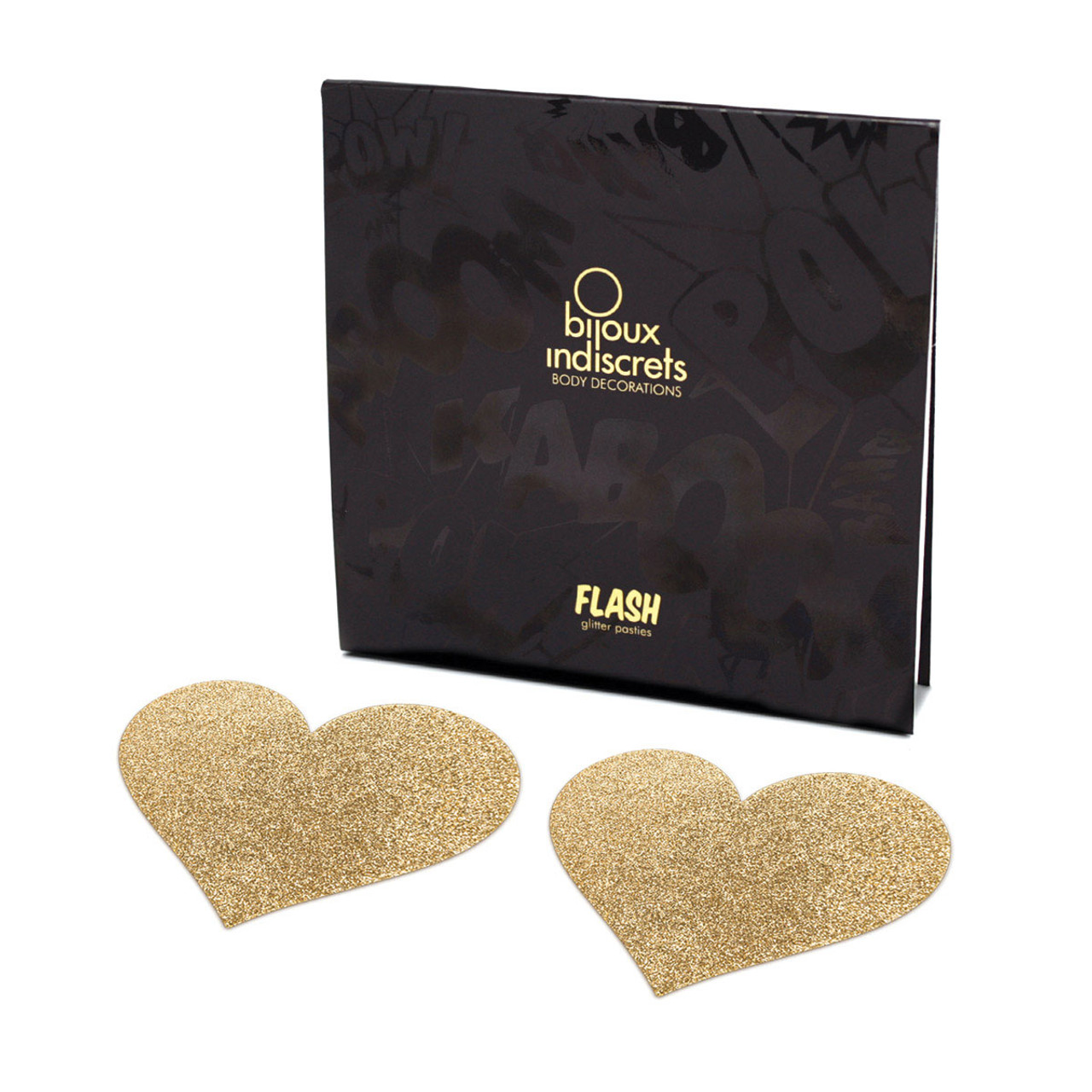 Flash Glitter Heart Nipple Pasties