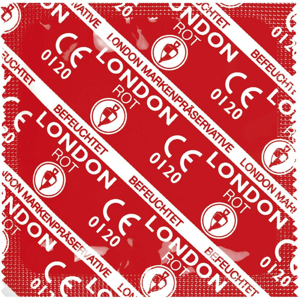 100 pcs. Scented condoms London Red