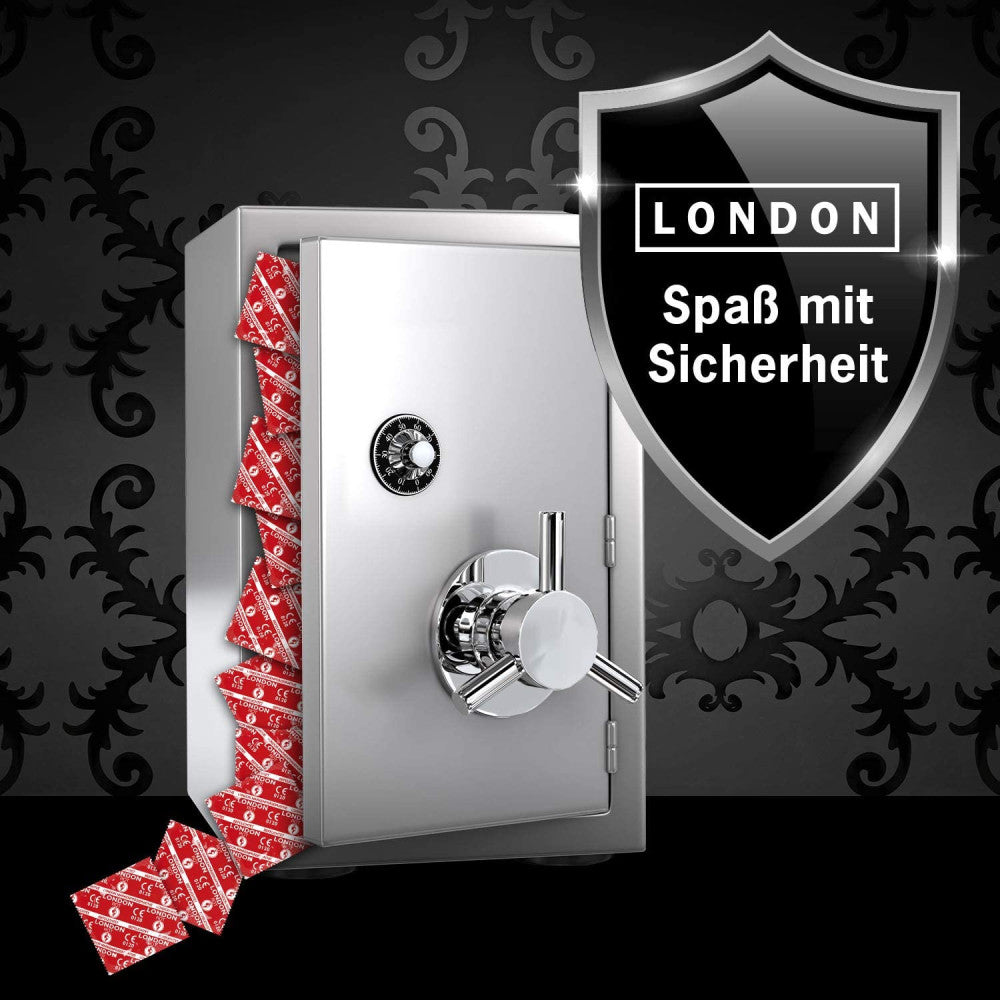 100 pcs. Scented condoms London Red