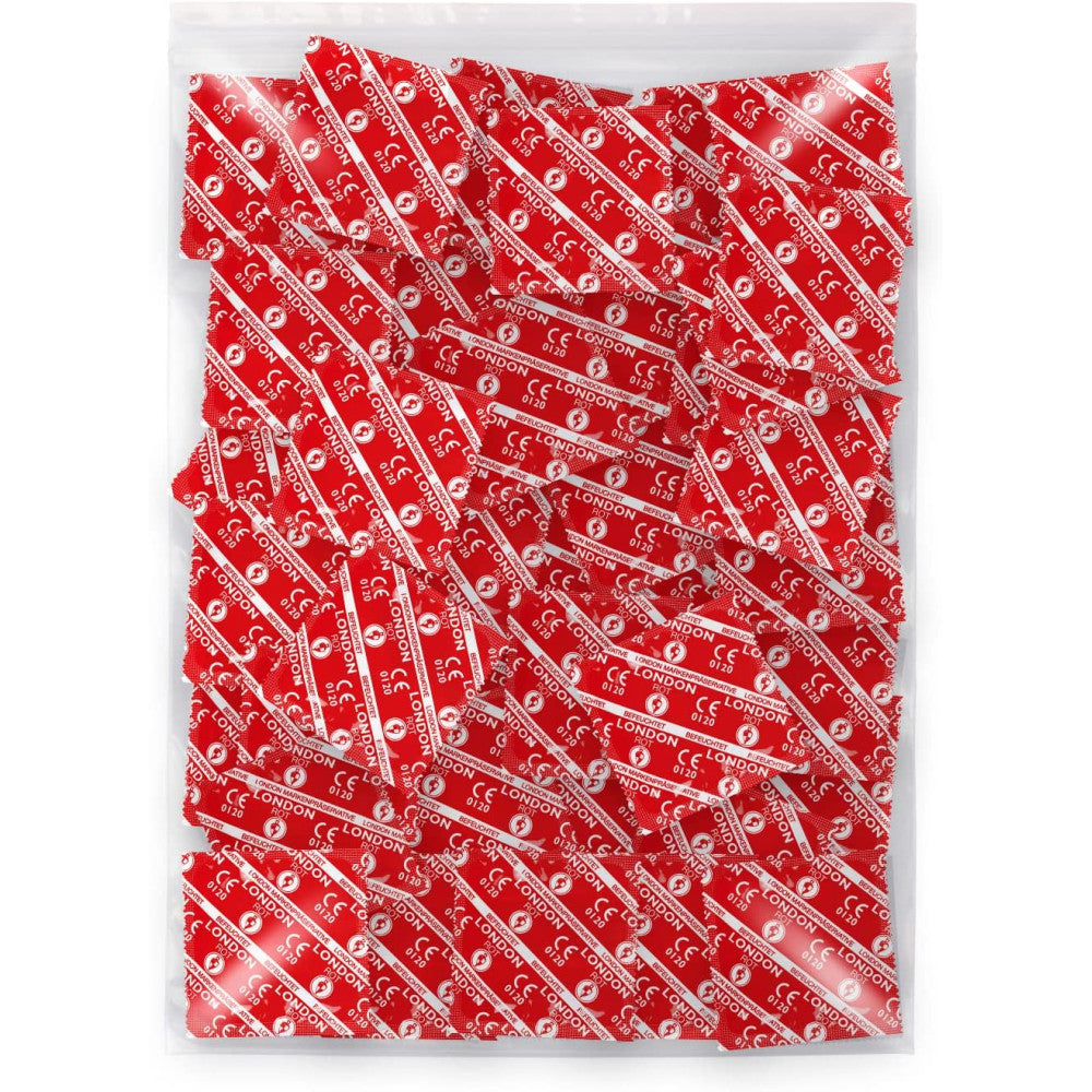 100 pcs. Scented condoms London Red