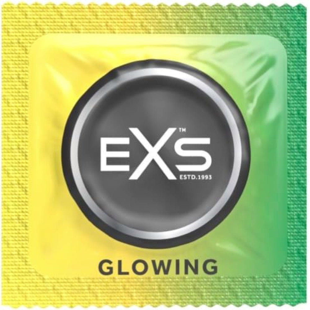 EXS Glow In The Dark Condoms 3 Pcs.