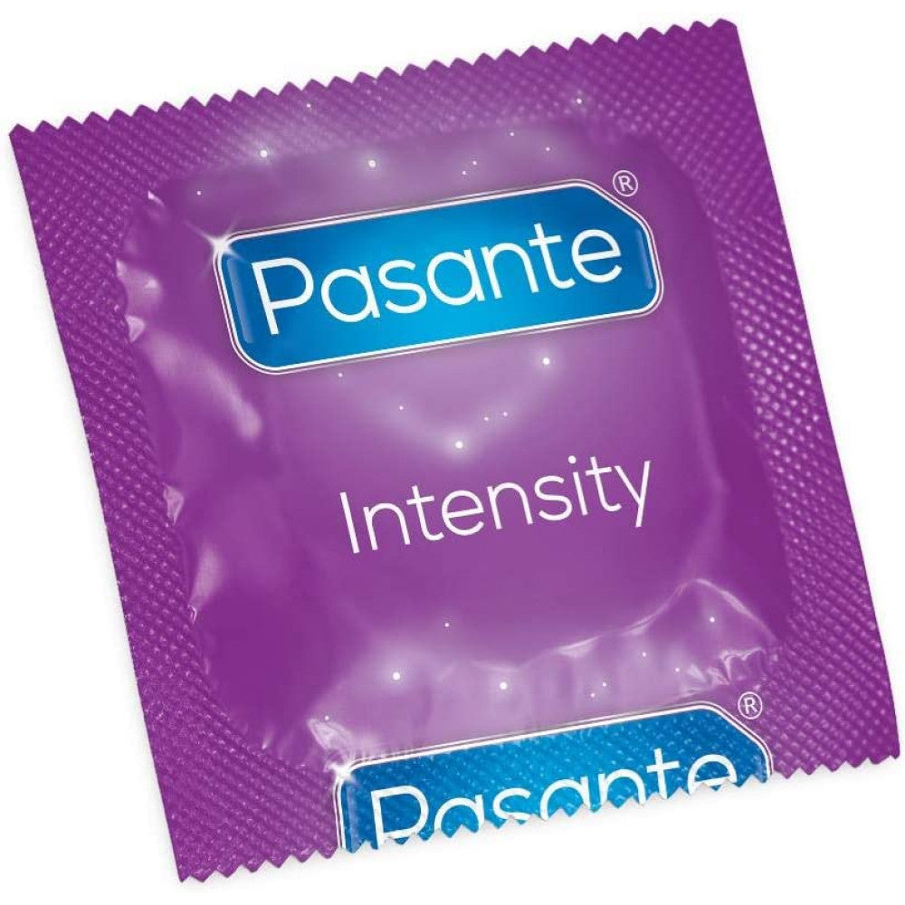 12 pcs. Pasante Intensity embossed condoms