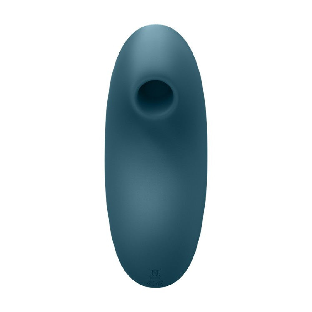 2 in 1 Clitoris stimulator silicone with vibrations and air waves Satisfyer Vulva Lover 2 blue