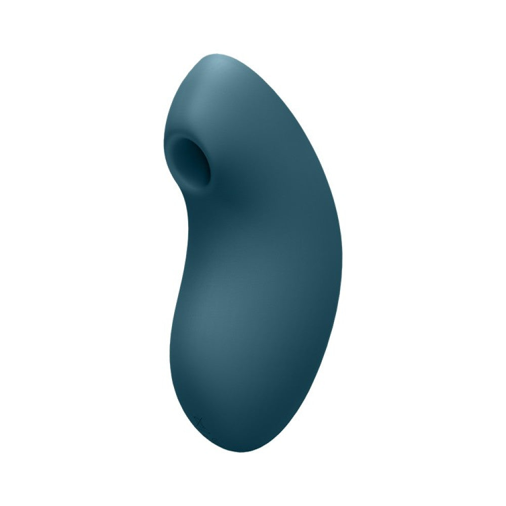 2 in 1 Clitoris stimulator silicone with vibrations and air waves Satisfyer Vulva Lover 2 blue