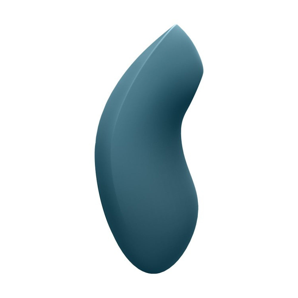 2 in 1 Clitoris stimulator silicone with vibrations and air waves Satisfyer Vulva Lover 2 blue