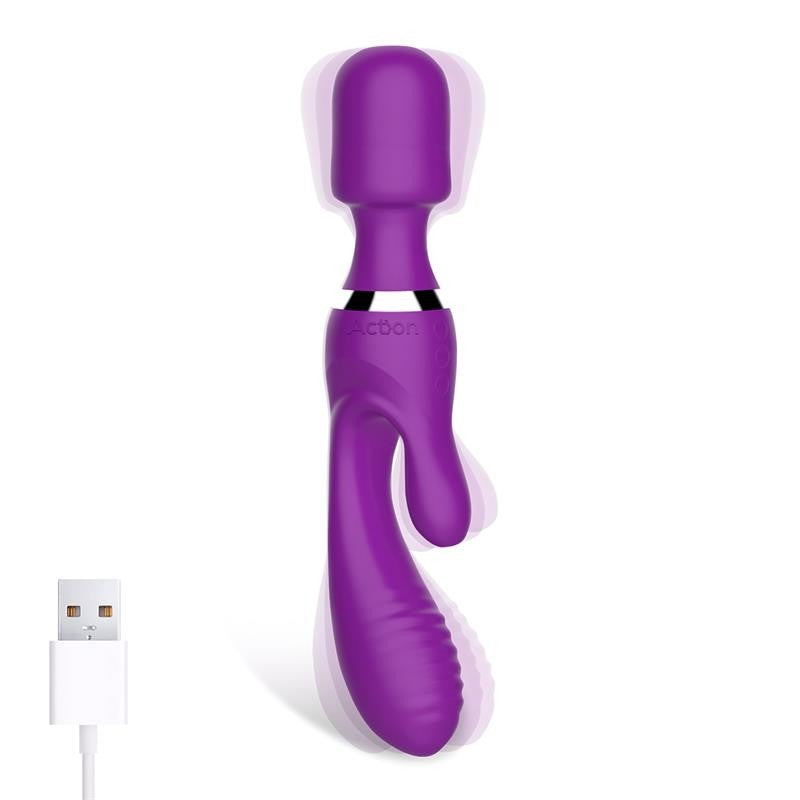 2 in 1 Rabbit vibrator and Wand massager - 3 Action motors