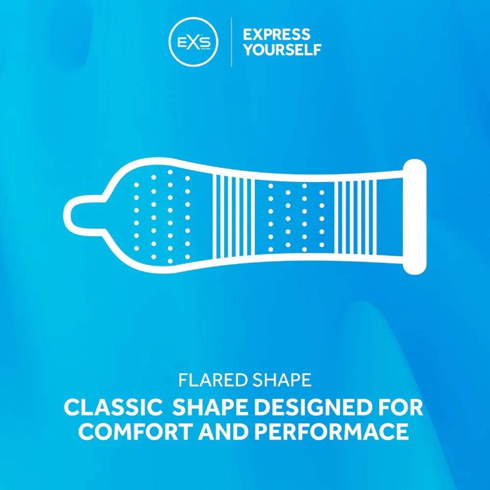 EXS Ribbed & Dotted Condoms 48 Pcs.